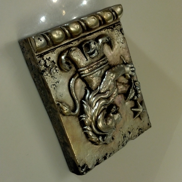 Sid Dickens, SZ-08 "Leo" silver Memory-Block wall tile *Rare & Retired* - Picture 6 of 8
